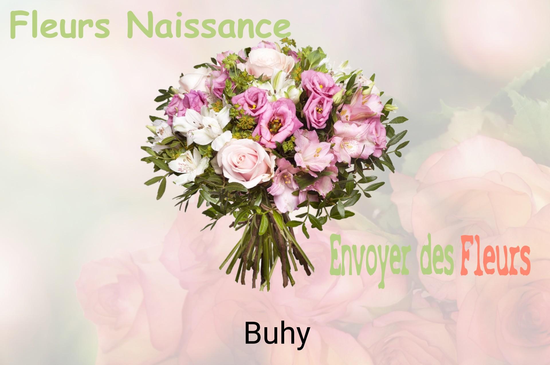 Bouquet de fleurs de naissance livré à Buhy